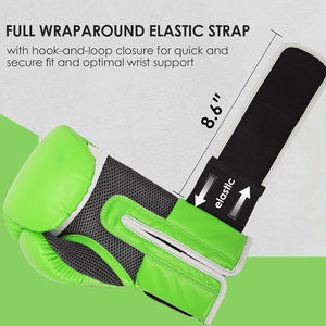 Guantes de cuero de entrenamiento de combate de Pakistán Equipo de entrenamiento de lucha Guantes de boxeo Uso para hombres - Product Image 4