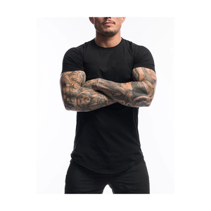 Camiseta Básica de Algodón al por Mayor para Hombre, Lisa, de Tela Suave y Duradera, Proveedor de Logotipos Personalizados - Product Image 3
