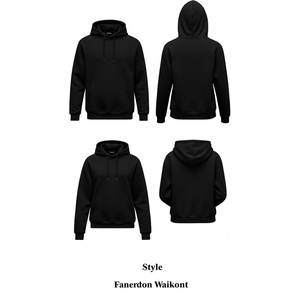 Sudaderas con capucha personalizadas de alta calidad para hombre, nueva moda básica, mezcla de algodón, cómodas y transpirables para el invierno - Product Image 2