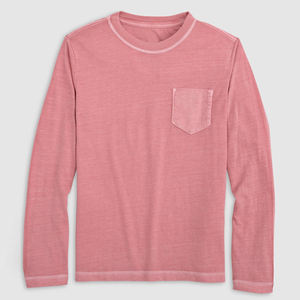 Venta caliente 100% algodón camiseta de manga larga impresión personalizada Camiseta de manga larga cómoda camisetas juveniles de alta calidad - Product Image 1