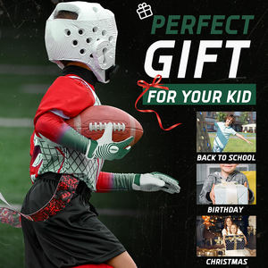 Guantes de receptor de fútbol juvenil Diseño personalizado Moda Guantes de receptor multifuncionales Microfibra, Transpirable, ligero - Product Image 5