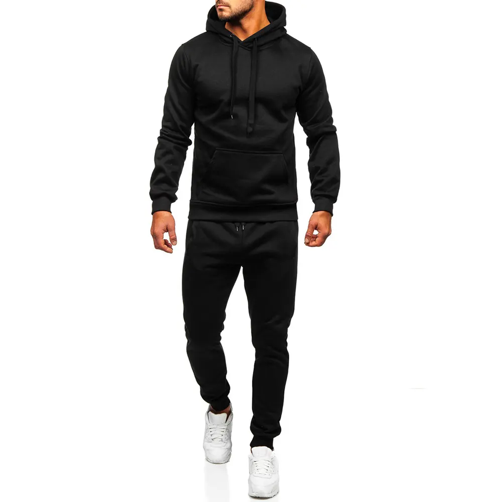 Custom Logo Mens Suits Slim Fit Wholesale Blank Sweatsuit men jogging suits sets Sportswear Running Gym Polyester Tracksuits Set