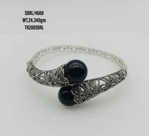 Pulsera de plata de ley 925 con gema turquesa, joyería fina, regalo de San Valentín - Product Image 5