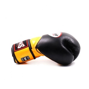 Premium leather boxing <b>gloves</b> for men and women training sparring and heavy bag workouts with durable padding secure wrist suppo - Product Image 3