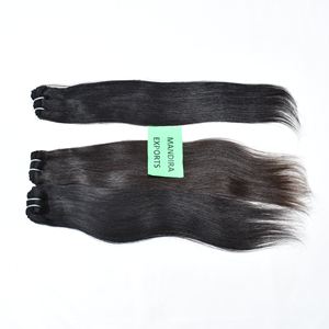 Extensiones de cabello liso negro sedoso sin químicos Remy Tengle 100%, cabello humano vietnamita largo de 8-32 pulgadas - Product Image 3
