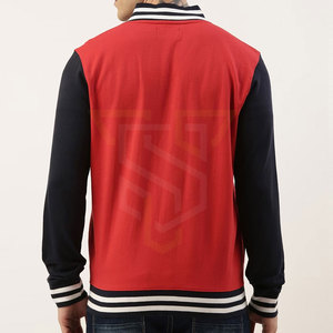 Chaqueta Letterman para Hombre de Tallas Grandes al por Mayor, Chaqueta Letterman para Uso en Exteriores, Chaqueta Letterman con Cuello Alto para Hombre - Product Image 2