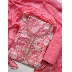 Conjunto Tradicional de 3 Piezas de Salwar Kameez para Mujer, Bordado sin Costuras, de Seda y Algodón, Tela Pesada, Trajes de Fiesta, Ropa Formal Pakistaní - Product Image 2