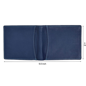 Carteras de piel auténtica de lujo para hombre, carteras de bolsillo largas con cierre abierto y logotipo personalizado de alta calidad al por mayor, precio bajo - Product Image 2