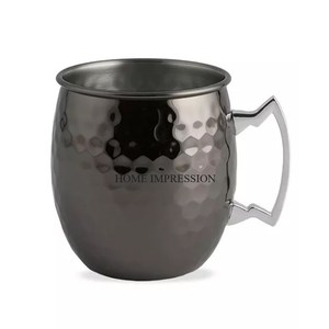 Taza de café con leche de metal redonda de moda en acero inoxidable perfecta para utensilios de cocina elegantes y accesorios de Bar de suministro indio - Product Image 3