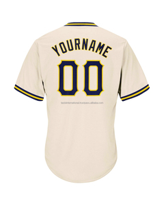 Maillots de sport de baseball imprimés par transfert thermique 100% polyester Baseball & Softball Prêt à expédier Meilleure qualité Jersey cousu - Product Image 6