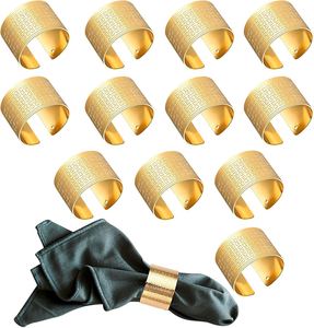 Ronds de serviette en métal Elegance au clair de lune pour occasions spéciales - Product Image 1
