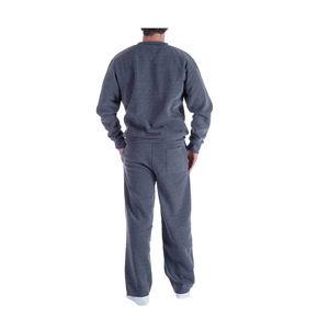 Pantalon évasé élégant personnalisé en coton respirant ceinture élastique décontracté confortable vierge vêtements décontractés pantalons de survêtement pantalons de survêtement pour hommes - Product Image 3