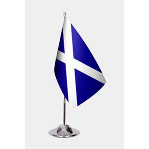 Bandera Personalizada de Escocia 3x5 pies, Satén, Nailon, Poliéster, Logotipo Personalizado, Impresión Digital, Bandera de Satén para Coche/Automóvil - Product Image 1