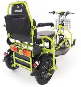 BRAND NEW ORIGINALFolding Ele-ctric <b>Trike</b> 48v 700w Dual <b>Motor</b> Lithium 42x22x33 Inch, MT-FOLD-TRK-700 - Product Image 2