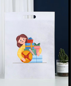 Bolsa de mano ecológica reutilizable personalizada, bolso de compras plegable con logotipo de texto personalizado con cierre de cremallera, regalo hecho en Vietnam - Product Image 2