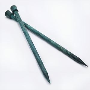 Ensemble d'aiguilles à tricoter en bois de vente chaude-18 paires à pointe unique 36 pièces tailles 2mm à 10mm Durable et écologique - Product Image 1