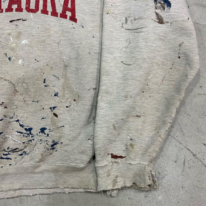 Sweat-shirt d'hiver pour homme, qualité supérieure OEM, effet vieilli, orné de strass, écologique, lavage chimique, streetwear, imprimé personnalisé - Product Image 5