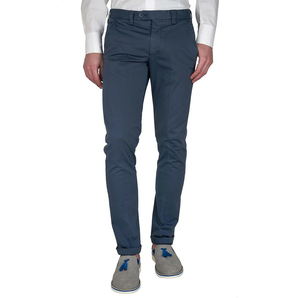 Chino Pants 100% Cotton OEM Custom Office for <b>Men</b> Breathable Eco-Friendly Anti-Wrinkle Quick Dry Solid <b>White</b> - Product Image 5