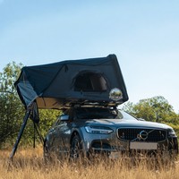 Tente de toit Great Dane entièrement automatique pour l'été, glamping, coque rigide, pour pick-up et SUV, installation rapide, étanche, pour les voyages en plein air
