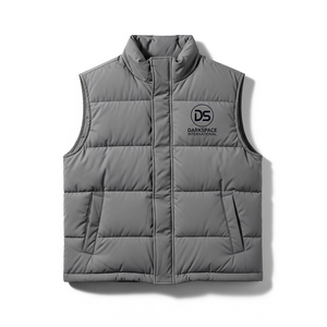 Gilet matelassé sans manches décontracté pour homme, fermeture éclair, col rond, respirant, toile, coupe-vent, vêtements d'extérieur d'hiver, service OEM - Product Image 5