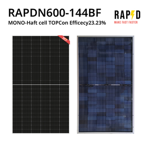 Célula solar para techo 600W N-Type Topcon Mono Half Cell Upgrade Energy Power Revolución de energía limpia - Product Image 5