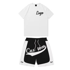 Haute qualité personnalisé été élégant Shorts & T-Shirt ensemble pour femmes vêtements de sport vêtements décontractés robe Shorts & T-Shirt femmes ensembles - Product Image 6