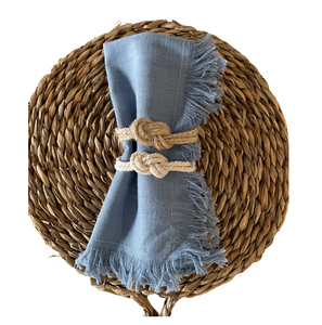 Servilletero de macramé de calidad sostenible Diseño popular Accesorios de mesa de aspecto caro Servilletero de acabado transparente - Product Image 5