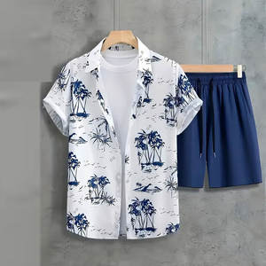 ชุดออกกำลังกายฤดูร้อนแบบ 2 ชิ้น ดีไซน์ใหม่ คุณภาพสูง ระบายอากาศได้ดี กางเกงจ็อกเกอร์พร้อมโลโก้สั่งทำพิเศษ ชุดกางเกงขาสั้นวิ่งสำหรับผู้ชาย - Product Image 1