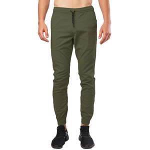 Vêtements de sport de style urbain pour hommes Pantalons de survêtement en toile décontractés avec cordon de serrage à la taille moyenne Pantalon cargo pleine longueur pour Streetwear - Product Image 2
