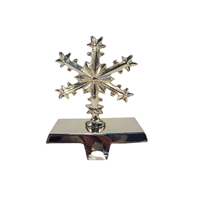 Aluminum Christmas Snowflake <b>Stocking</b> <b>Holders</b> With Nickel Plated for Decoration - Product Image 2