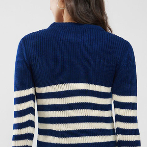 Suéter de punto hecho a mano para mujer para la moda diaria, suéter de lana suave con textura de moda para mujer, suéter clásico - Product Image 4