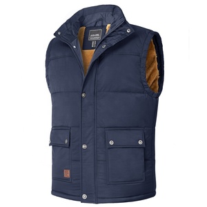 NEW Custom Stand Collar Waterproof Eco-Friendly Quilted Sleeveless <b>Vest</b> Jacket Winter <b>Thermal</b> Plus Size <b>Men's</b> - Product Image 6