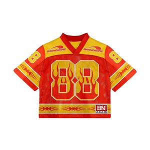 Camiseta de Fútbol Unisex 2025 de Alta Calidad, Transpirable, con Manga Corta, Nombre del Equipo Personalizado y Diseño de Logotipo por Sublimación al por Mayor - Product Image 1