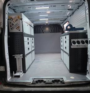 Modular Car Organizer <b>Rack</b> Adjustable <b>Van</b> Shelf System Knock-down Structure OEM Compatible All <b>Van</b> Interiors Right Left Sets - Product Image 5