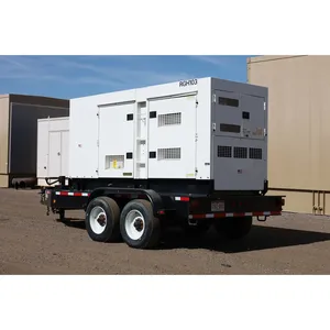 Groupe électrogène diesel 240 kW avec sélecteur de tension, remorquable, pour usage commercial, alimentation de secours - Product Image 2