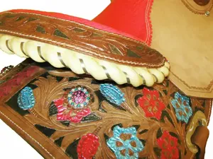 Gran oferta, sillín de carreras de cuero ajustado personalizado para caballos, sillín hecho a mano que ofrece el máximo rendimiento para suministro al por mayor - Product Image 6