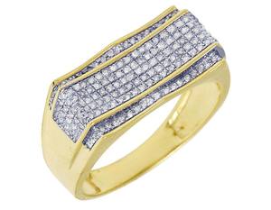 แหวนเพชรเม็ดเดี่ยว VVS Moissanite สำหรับผู้ชายสุดหรู S925เงินสเตอร์ลิงทันสมัยสไตล์ฮิปฮอป - Product Image 1