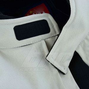 Combinaison textile de moto BLACK RACING GEAR stylée faite à la main Logo personnalisé respirant en nylon/polyester/cuir Cordura vêtements de course - Product Image 4