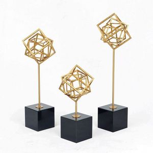 La escultura de metal decorativa de mesa única hecha a mano por artesanos agrega sofisticación a las mesas de comedor y la Oficina Des - Product Image 1