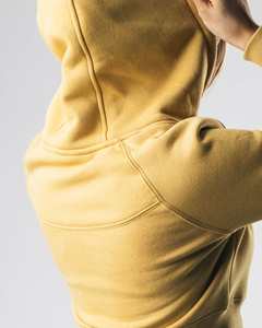 Sudadera con Capucha Corta Extra Grande Personalizada para Mujer, Top Corto con Capucha, Sudadera Informal de Punto para Invierno - Product Image 6