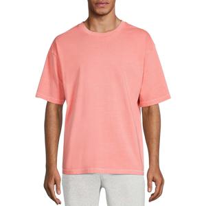 Camisetas de manga corta sueltas y transpirables vintage, camiseta de talla grande con cuello redondo y degradado ligero para hombre - Product Image 6