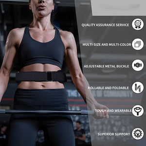 Cinturón de Gimnasio Personalizable de Cuero Negro Acolchado de Doble Hebilla de 4 Pulgadas, Cinturón de Levantamiento de Pesas Más Vendido para Powerlifting y Fitness - Product Image 6