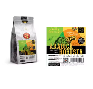 Hucafood เมล็ดกาแฟคั่วขนาดกลางบรรจุในถุงเมล็ดกาแฟอาราบิก้าและโรบัสต้าออร์แกนิกคุณภาพสูงในเวียดนาม - Product Image 1