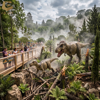 Projet personnalisé de festival des lanternes de dinosaures pour les zoos, les jardins botaniques et les destinations touristiques