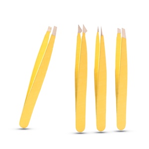 Made From High Quality Rust Resistance Eyebrow Tweezers for Ingrown Hair Removal No <b>Gaps</b> & Perfectly Aligned - Product Image 1