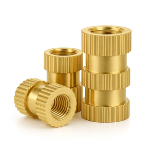 OEM đồng thau ren chèn M3 M5 <span class=keywords><strong>M8</strong></span> Knurled nhiệt đặt chèn Nut cho ép phun nhựa và cài đặt siêu âm - Product Image 4