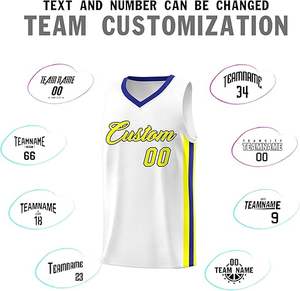 Maillots de basket-ball pour hommes, logo personnalisé, uniformes d'équipe, maille respirante à séchage rapide sublimée, fournisseur en gros OEM en vrac - Product Image 4