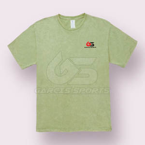 Effet lavé 100% coton hommes lavage à l'acide t-shirt rétro Streetwear hommes lavage à l'acide t-shirt élégant été rue mode - Product Image 3