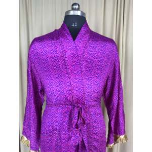 Silky Soft Men's Kimono <b>Robe</b> Elegant Vintage House <b>Beach</b> Wear Timeless Comfortable Lounge Sustainable Classic Masculine Perfect - Product Image 1