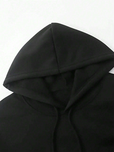Sweat-shirts pour hommes avec logo personnalisé, de haute qualité, surdimensionnés, style streetwear, en coton lourd lavé - Product Image 5